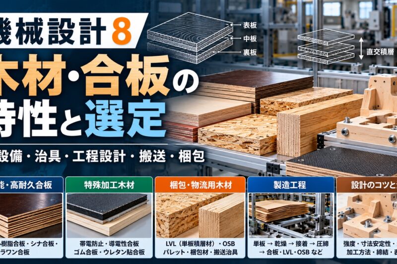 機械設計：木材・合板の特性と選定-1